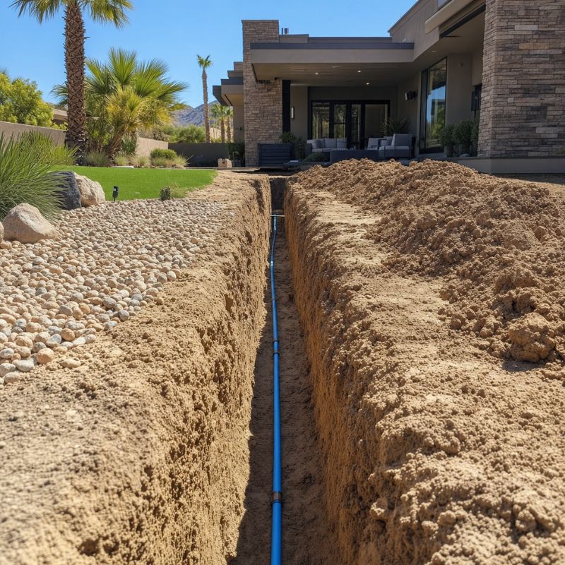 Gas Line Trenching in Phoenix