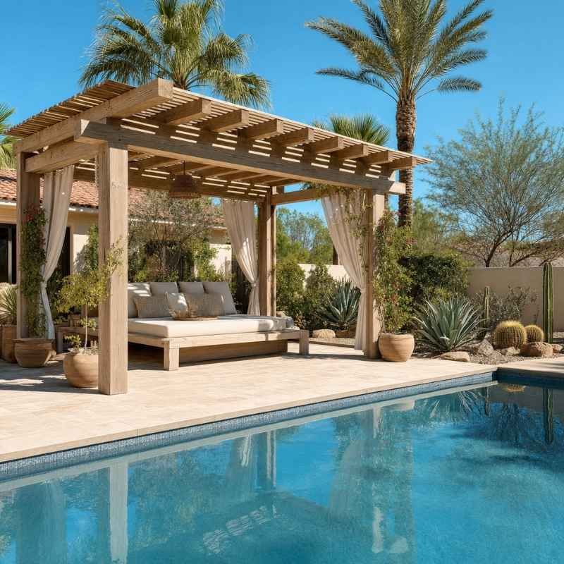 Pergola Backyard Install in Phoenix & Scottsdale